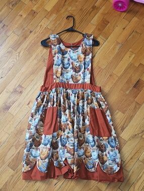 🚨 Vintage Chicken Print Apron